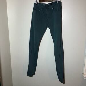 Adriana Goldschmied AG mens 30x34 teal blue tellis modern slim jeans pants
